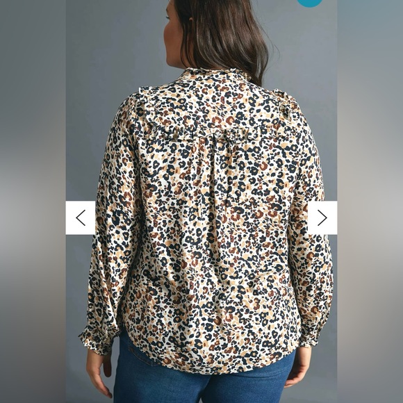 Women’s Anthropologie Maeve button down 14P - Picture 3 of 14